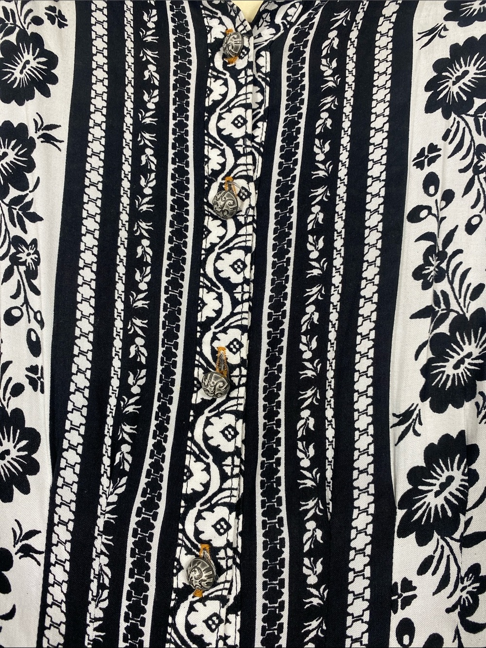 Anthropologie by Cyrena Boho Purple Printed Button-Front Mini Shirt Dress Size L - Picture 6 of 16
